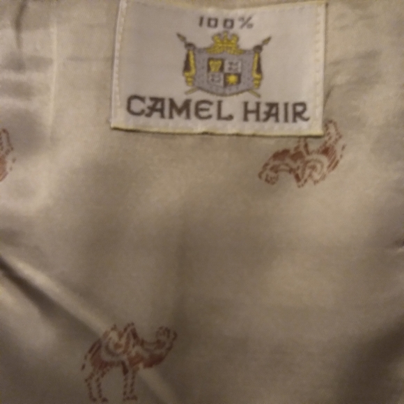 Vintage Jos A. Banks 100% Camel Hair  Premier Collection Jacket, Size: 4… - Picture 9 of 16